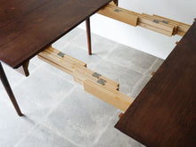 画像をギャラリービューアに読み込む, Arne Vodder Sibast Furniture Rosewood Table with Extensionアルネ ヴォッダー シバスト・ファニチャー ローズウッド 延長式ダイニングテーブル
