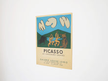 画像をギャラリービューアに読み込む, Pablo Picasso 45 Linoléums gravés Mourlot lithographic poster  パブロ ピカソ ギャラリールイーズレイリス ムルロ工房 リトグラフ 斜めから
