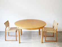 画像をギャラリービューアに読み込む, Børge Mogensen P. Lauritsen Søn Øresund Table ボーエ モーエンセン ラウリツェン サン オーレスン 延長式 丸いダイニングテーブルとBM61
