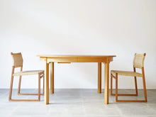 画像をギャラリービューアに読み込む, Børge Mogensen P. Lauritsen Søn Øresund Table ボーエ モーエンセン ラウリツェン サン オーレスン 延長式 丸いダイニングテーブルとBM61チェア
