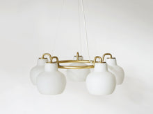 画像をギャラリービューアに読み込む, Vilhelm Lauritzen Louis Poulsen Christiansborg ヴィルヘルムラウリッツェン  ルイスポールセン  クリスチャンソボー 吊り下げ照明北欧ビンテージ シャンデリア
