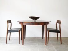 画像をギャラリービューアに読み込む, デンマークデザイン ローズウッドの延長式ダイニングテーブル 北欧ヴィンテージ
