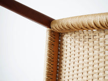 画像をギャラリービューアに読み込む, Niels O Møller Model71chair JLモラー  ニールスOモラー  チークとペーパーコードの椅子の裏面
