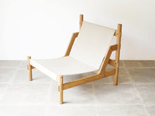 画像をギャラリービューアに読み込む, Danish design Easy chair with canvas デンマークデザイン キャンバス生地張り イージチェア 北欧ヴィンテージ
