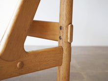 画像をギャラリービューアに読み込む, Danish design Easy chair with canvas デンマークデザイン キャンバス生地張り  北欧ヴィンテージ イージチェア
