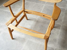 画像をギャラリービューアに読み込む, Hans J Wegner CH22 Carl Hansen＆Søn ハンス ウェグナー カールハンセン オーク革張り イージチェア アームチェア
