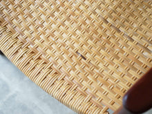 画像をギャラリービューアに読み込む, Ejner Larsen Aksel Bender Madsen Willy Beck アイナー ラーセン アクセル ベンダー マッセン ヴィリーベック チークアームチェア 座面の籐
