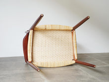 画像をギャラリービューアに読み込む, Ejner Larsen Aksel Bender Madsen Willy Beck アイナー ラーセン アクセル ベンダー マッセン ヴィリーベック 籐編み チークアームチェアの裏面
