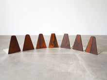画像をギャラリービューアに読み込む, Kai Kristiansen Feldballe Møbelfabrik Rosewood Bookends カイクリスチャンセン フィールドボール モベルファブリク 北欧ヴィンテージ ローズウッド ブックエンド 
