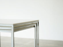 画像をギャラリービューアに読み込む, Poul Kjærholm E Kold Christensen PK71 ポール ケアホルム EKC ネストテーブル  サイドテーブル 重ねた様子
