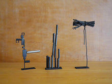 画像をギャラリービューアに読み込む, Kondoオリジナル Atelier27製 スチール製 幾何学的な構成のオブジェ セット
