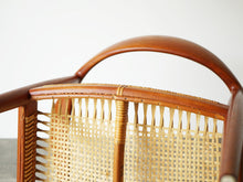画像をギャラリービューアに読み込む, Hans J Wegner Johannes Hansen JH501 ハンス ウェグナー ザチェア ヨハネスハンセン 籐 チーク材 アームチェアの裏面
