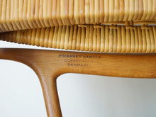 画像をギャラリービューアに読み込む, Hans J Wegner JH512 Johannes Hansen ハンスJウェグナー ヨハネスハンセン フォールディングチェア 折りたたみチェア オーク 椅子のフレームにヨハネスハンセン社の刻印
