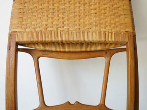 Hans J Wegner JH512 Johannes Hansen ハンスJウェグナー ヨハネスハンセン フォールディングチェア 折りたたみチェア オーク 椅子のフレームにヨハネスハンセン社の刻印