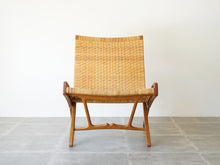 画像をギャラリービューアに読み込む, Hans J Wegner JH512 Johannes Hansen ハンスJウェグナー ヨハネスハンセン フォールディングチェア 折りたたみチェア オーク 椅子の正面
