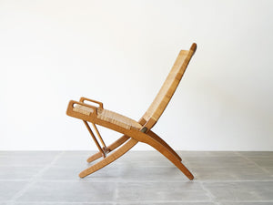 Hans J Wegner JH512 Johannes Hansen ハンスJウェグナー ヨハネスハンセン フォールディングチェア 折りたたみチェア オーク 椅子の側面