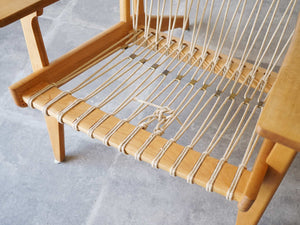 ハンスJウェグナー イージーチェア ラウンジチェア ヨハネスハンセン製ビンテージ Hans J. Wegner JH719 Chair ウェグナーの椅子の座面