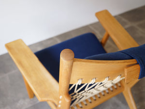 ハンスJウェグナー イージーチェア ラウンジチェア ヨハネスハンセン製ビンテージ Hans J. Wegner JH719 Chair ウェグナーの椅子の背もたれ上部