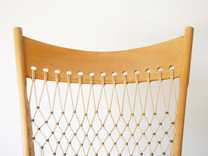 ハンスJウェグナー イージーチェア ラウンジチェア ヨハネスハンセン製ビンテージ Hans J. Wegner JH719 Chair ウェグナーの椅子の背もたれ