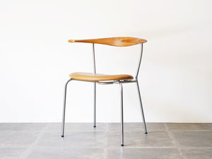 ハンスJウェグナー アームチェア ビンテージ PPモブラーHans J Wegner PP701 チェア アッシュ レザー ウェグナーの椅子