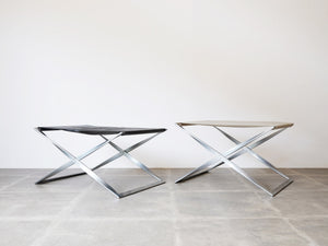 Poul Kjærholm PK91 E Kold Christensen EKC ポール ケアホルム E コルド クリステンセン ヴィンテージ品 折りたたみスツールの２台