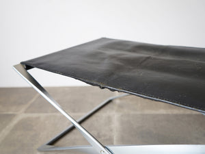 Poul Kjærholm PK91 E Kold Christensen EKC ポール ケアホルム E コルド クリステンセン ヴィンテージ品 折りたたみスツールの革