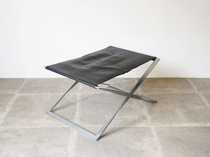 Poul Kjærholm PK91 E Kold Christensen EKC ポール ケアホルム E コルド クリステンセン ヴィンテージ品 折りたたみスツールのやや上から