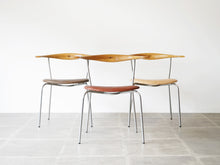 画像をギャラリービューアに読み込む, Hans J Wegner Johannes Hansen JH701 ハンス J ウェグナー ヨハネス ハンセン 北欧ヴィンテージ アームチェア3脚
