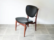 画像をギャラリービューアに読み込む, Finn Juhl Niels Vodder NV51 フィン ユール ニールス ヴォッダー  ヴィンテージ家具 チーク 革 レザー チェア
