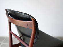 画像をギャラリービューアに読み込む, Finn Juhl Niels Vodder NV51 フィン ユール ニールス ヴォッダー  ヴィンテージ家具 チーク 革 レザー チェア
