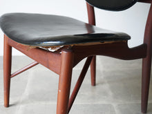 画像をギャラリービューアに読み込む, Finn Juhl Niels Vodder NV51 フィン ユール ニールス ヴォッダー  ヴィンテージ家具 チーク 革 レザー チェア
