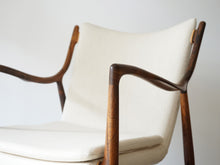 画像をギャラリービューアに読み込む, Finn Juhl Niels Vodder NV45 Chair Brazillian Rosewood フィン ユール ニルス ヴォッダー ブラジリアンローズウッド アームチェアの美しい肘掛け
