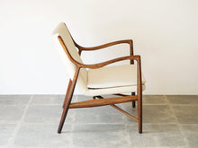 画像をギャラリービューアに読み込む, Finn Juhl Niels Vodder NV45 Chair Brazillian Rosewood フィン ユール ニルス ヴォッダー ブラジリアンローズウッド アームチェアの側面
