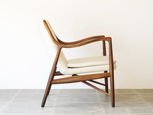 画像をギャラリービューアに読み込む, Finn Juhl Niels Vodder NV45 Chair Brazillian Rosewood フィン ユール ニルス ヴォッダー ブラジリアンローズウッド アームチェアの側面
