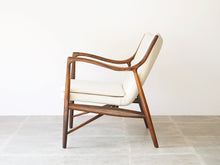 画像をギャラリービューアに読み込む, Finn Juhl Niels Vodder NV45 Chair Brazillian Rosewood フィン ユール ニルス ヴォッダー ブラジリアンローズウッド アームチェアの側面
