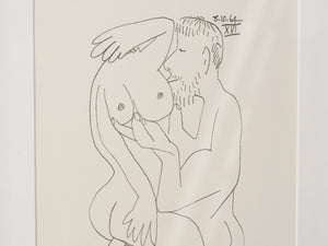 Pablo Picasso Le Gout du Bonheur #65 パブロ・ピカソの版画 幸せの味 セリグラフ リトグラフ インテリアアート フランス