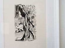 画像をギャラリービューアに読み込む, Pablo Picasso Le Gout du Bonheur #38 パブロピカソ リトグラフ 版画 幸せの味　黒インク版画
