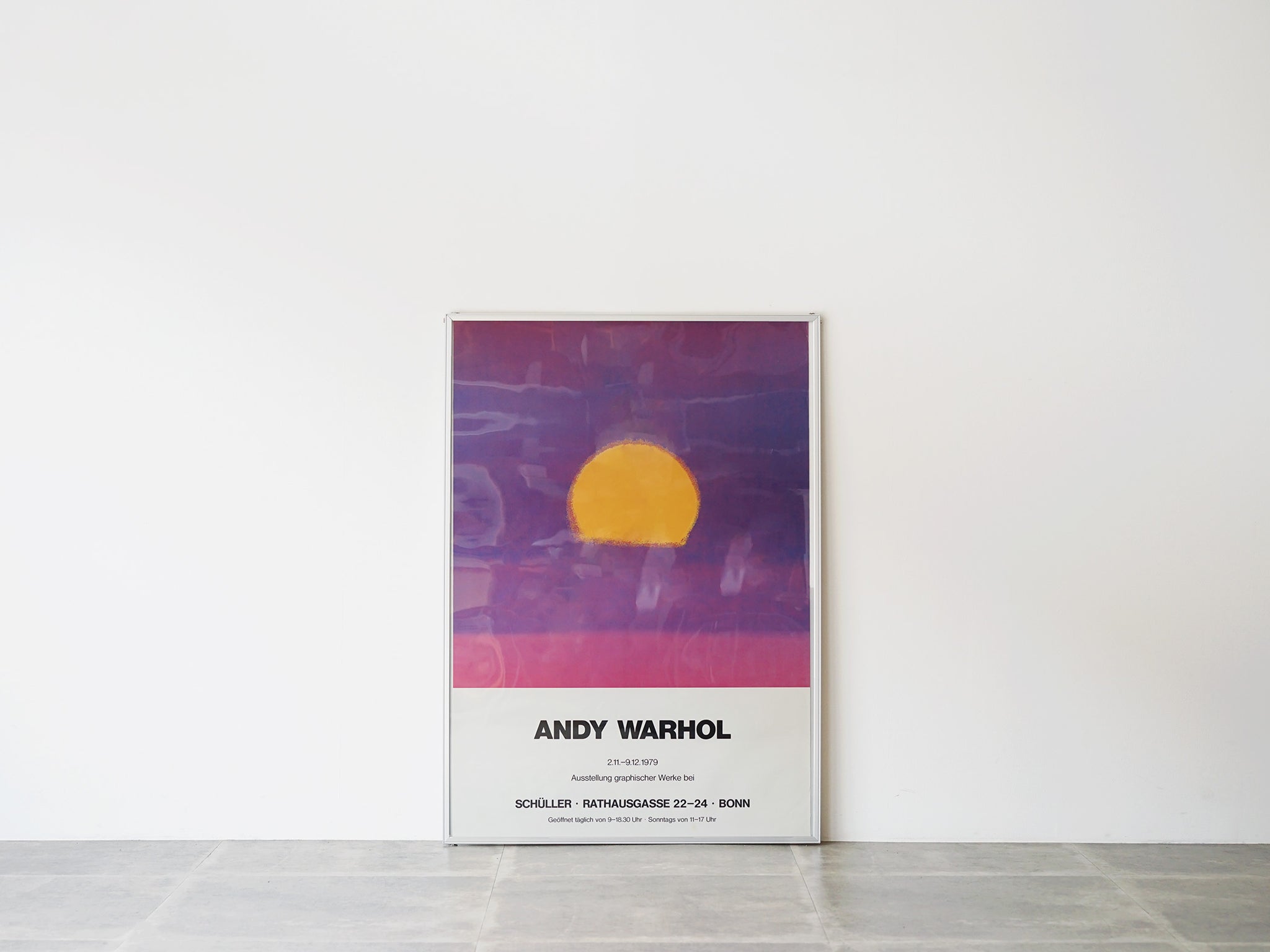Andy Warhol（アンディ・ウォーホル）SUNSET サンセット 展示会