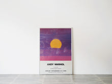 画像をギャラリービューアに読み込む, Andy Warhol Exhibition poster アンディウォーホル展ポスター SUNSET サンセット ポスターの正面
