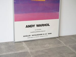 Andy Warhol Exhibition poster 1979年のアンディウォーホル展ポスター ドイツ語