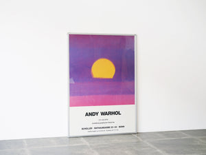 Andy Warhol アンディウォーホル展ポスター SUNSET サンセットシリーズ