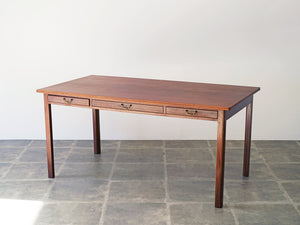 Danish cabinetmaker Desk of mahogany with three drawers