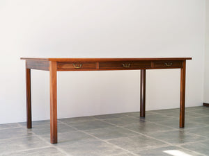 Danish cabinetmaker Desk of mahogany with three drawers