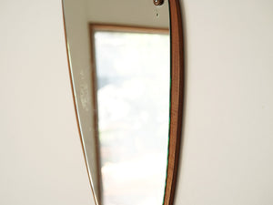 デンマークデザインの壁掛け鏡ヴィンテージミラー
