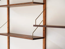画像をギャラリービューアに読み込む, Poul Cadovius Royal Persienne CADO Royal Wall Shelving System ポール カドヴィウス  ローズウッド 北欧ヴィンテージ ウォールシェルフの棚
