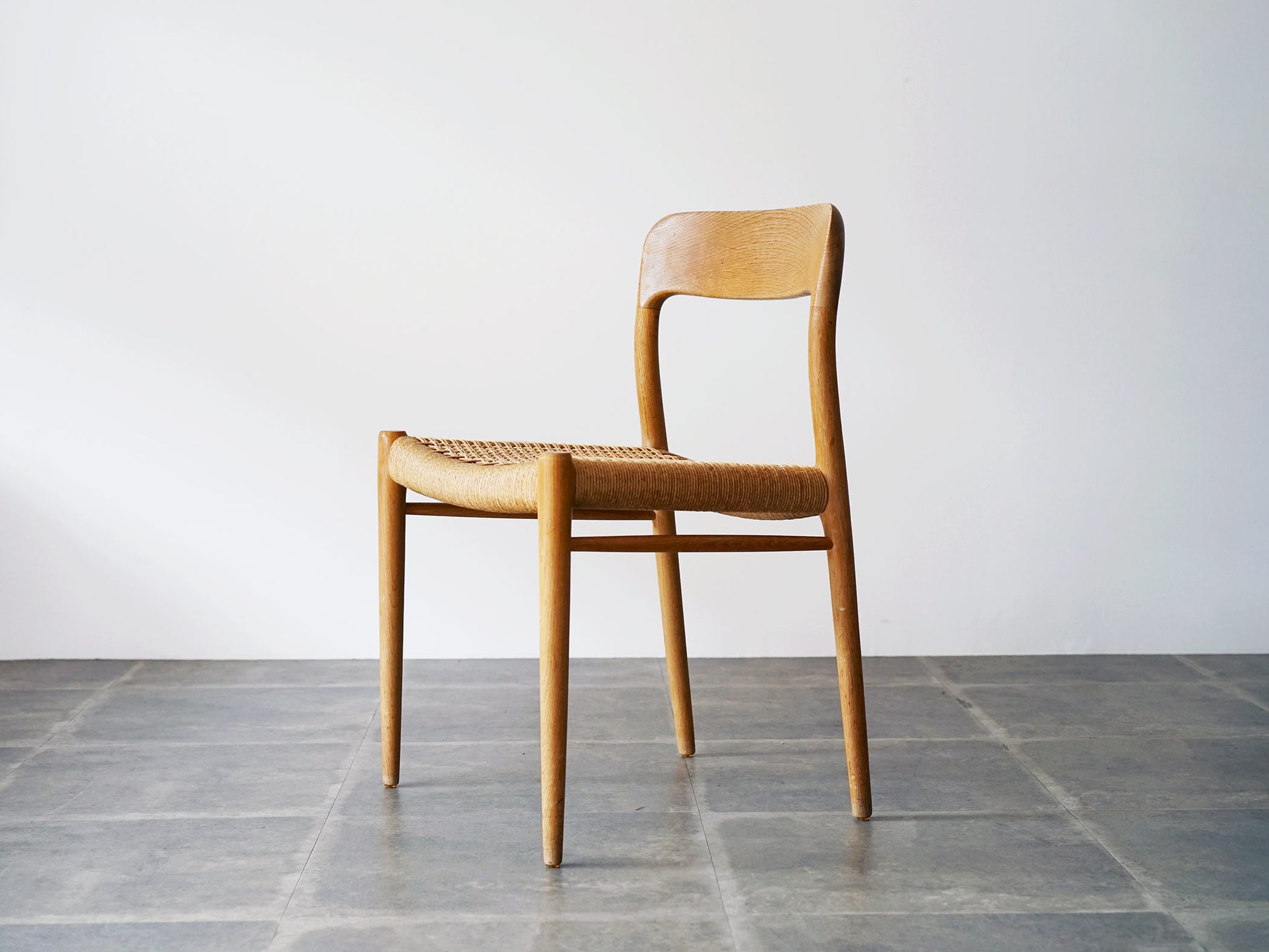 Niels O. Møller Model 75 Chair オーク/6番JLMølle - ダイニングチェア