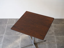 画像をギャラリービューアに読み込む, Arne Jacobsen Square cafe table アルネヤコブセン カフェテーブル フリッツハンセン製の二人用ダイニングテーブルのチーク材の天板70cm正方形
