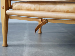 Kaare Klint（コーア・クリント）のSafari chair（サファリチェア）の脚に張られたベルト