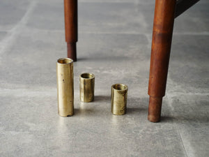 William Watting ウィリアムワッテン デザイナーズテーブル テーブルの脚に履かせる2サイズの真鍮の靴