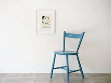 画像をギャラリービューアに読み込む, Børge Mogensen Blue chair
